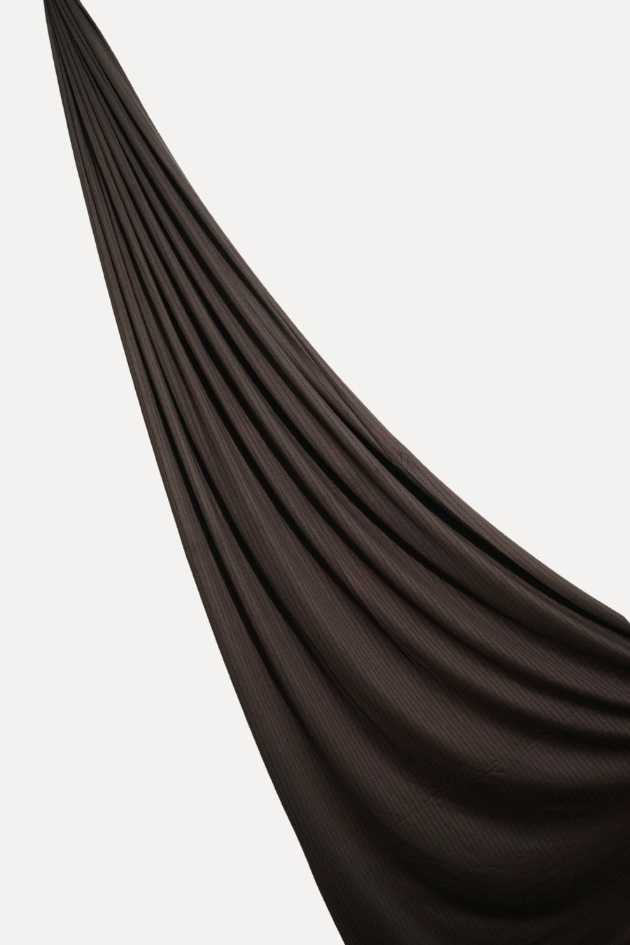 Linear Rib Jersey - Choco Brown