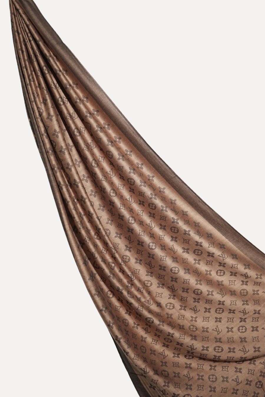 LV Cashmere Hijab -  Choco Brown