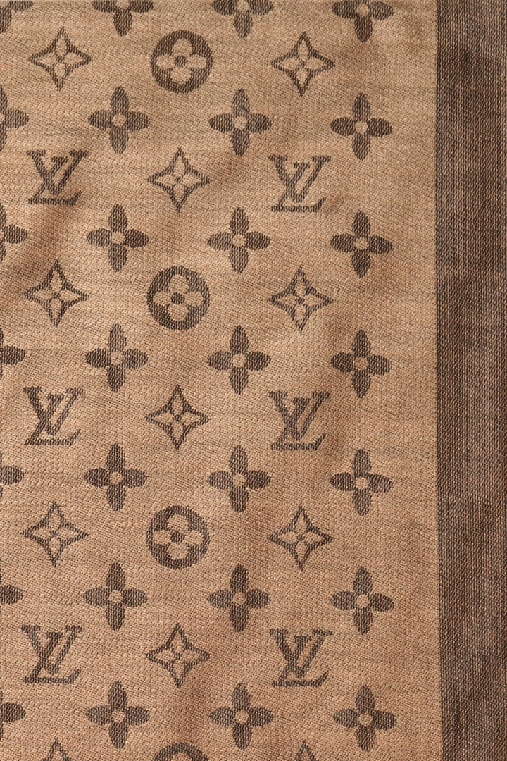 LV Cashmere Hijab -  Choco Brown