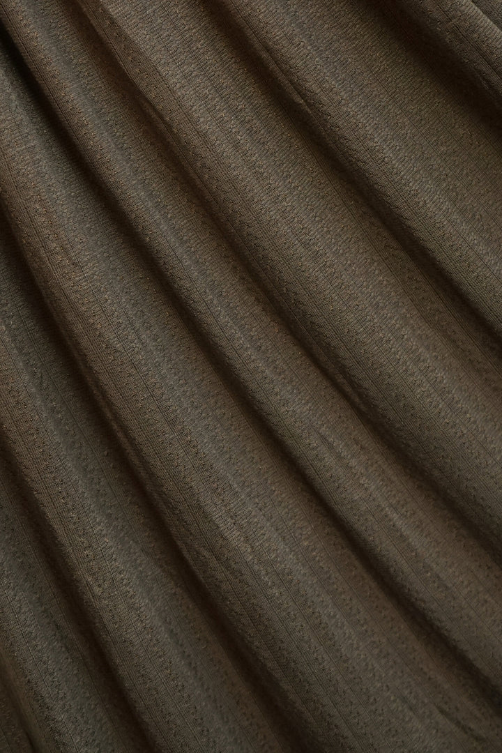 Subtle Weave Jersey Hijab - Choco Brown