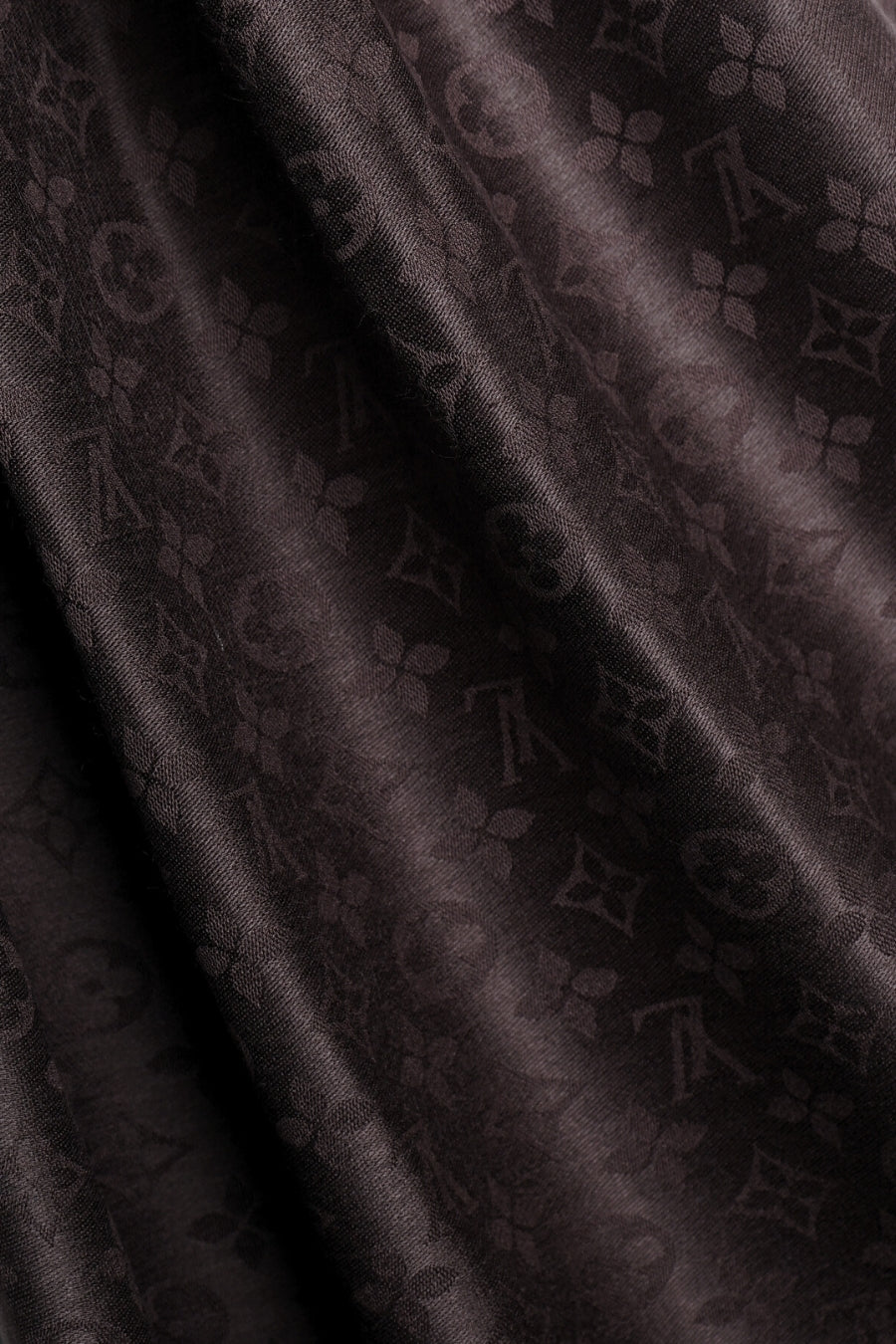 LV Cashmere Hijab -  Choco Brown