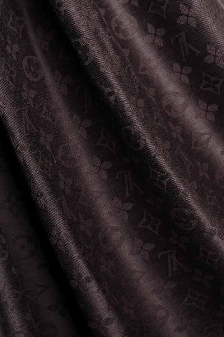 LV Cashmere Hijab -  Choco Brown