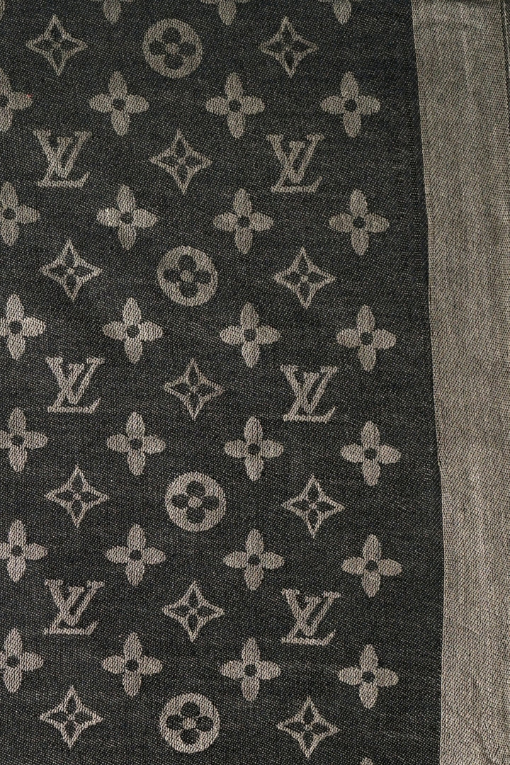 LV Cashmere Hijab -  Classic Black
