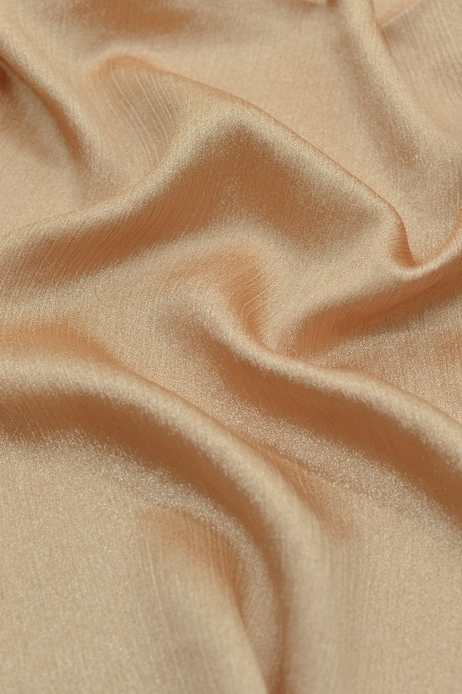 Crinkle Chiffon Hijab - Clear Gold (Shimmer)