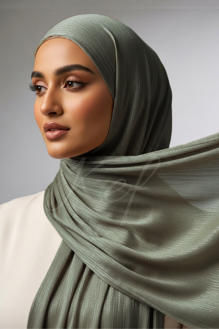 Luxe Chiffon Hijab - Coal