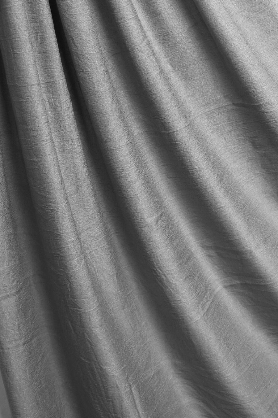 Crumpled Lawn Hijab - Coal Grey