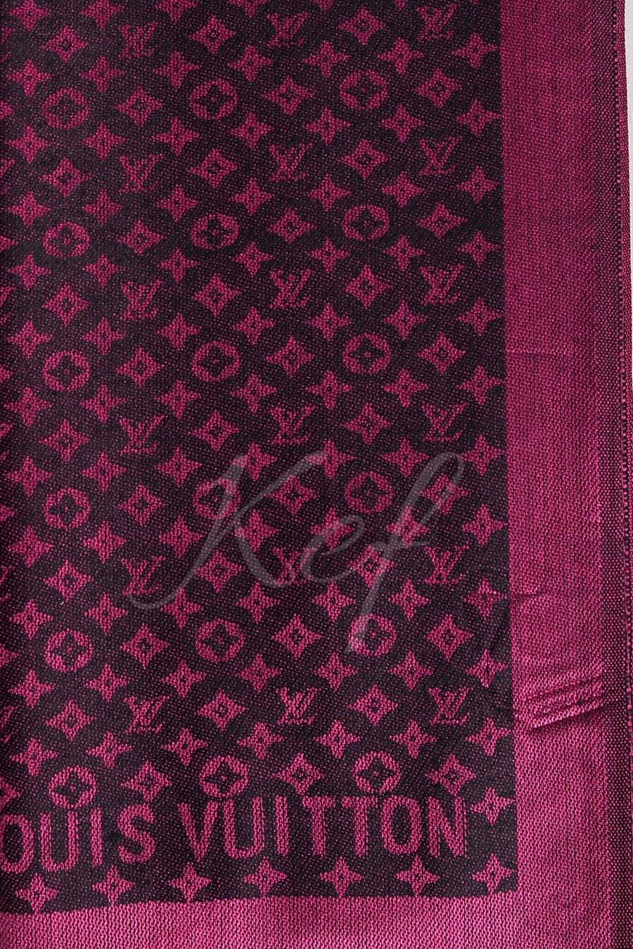 Star LV Cashmere Hijab -  Coal Pink