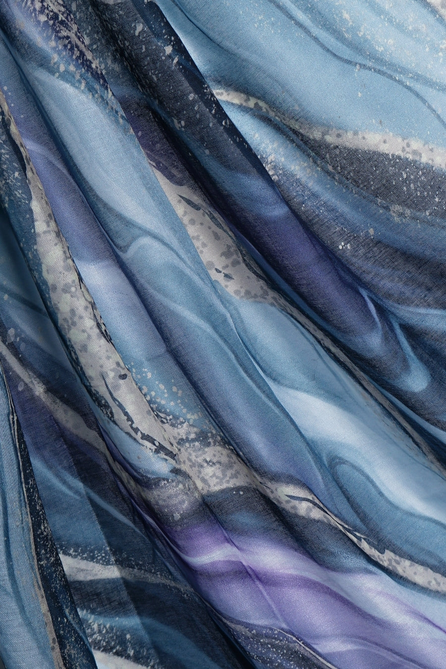 Printed Viscose Modal Hijab - Colourful River