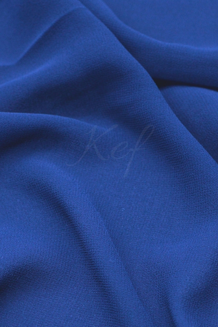 Georgette Hijab - Cornflower Blue
