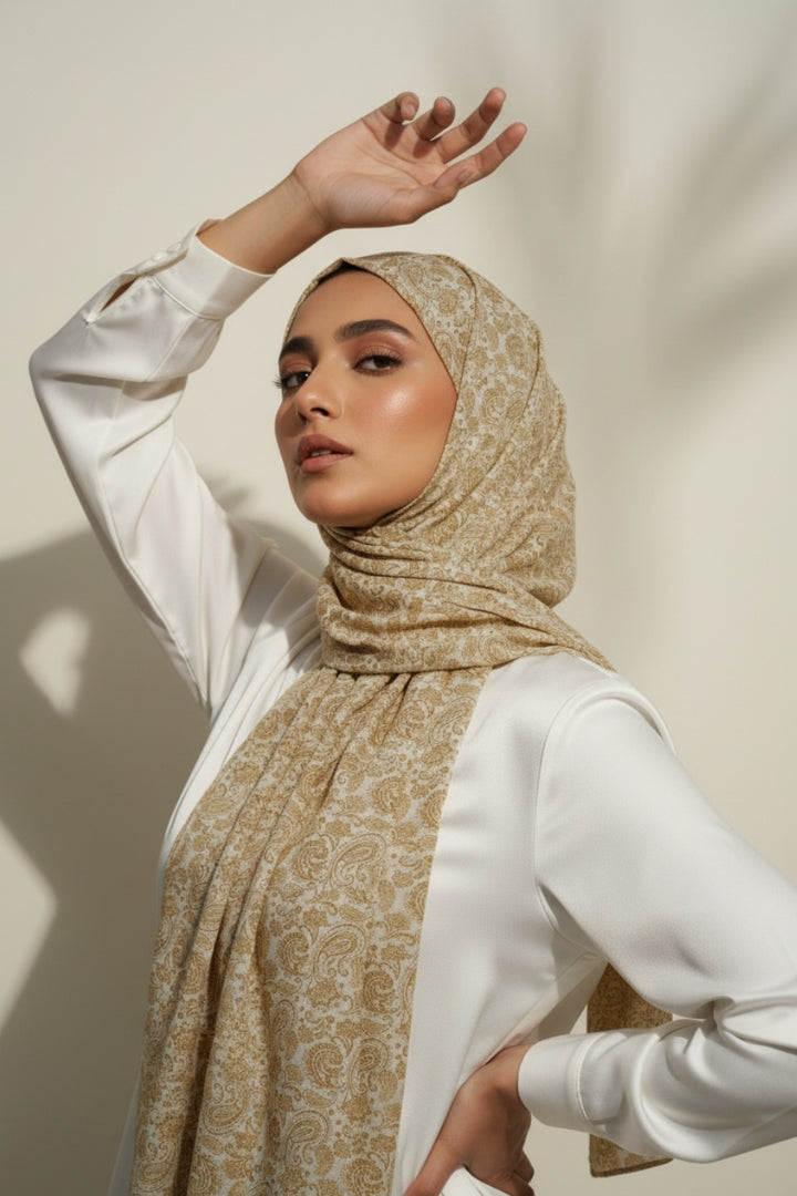 Amber Dusk Lawn - Cream