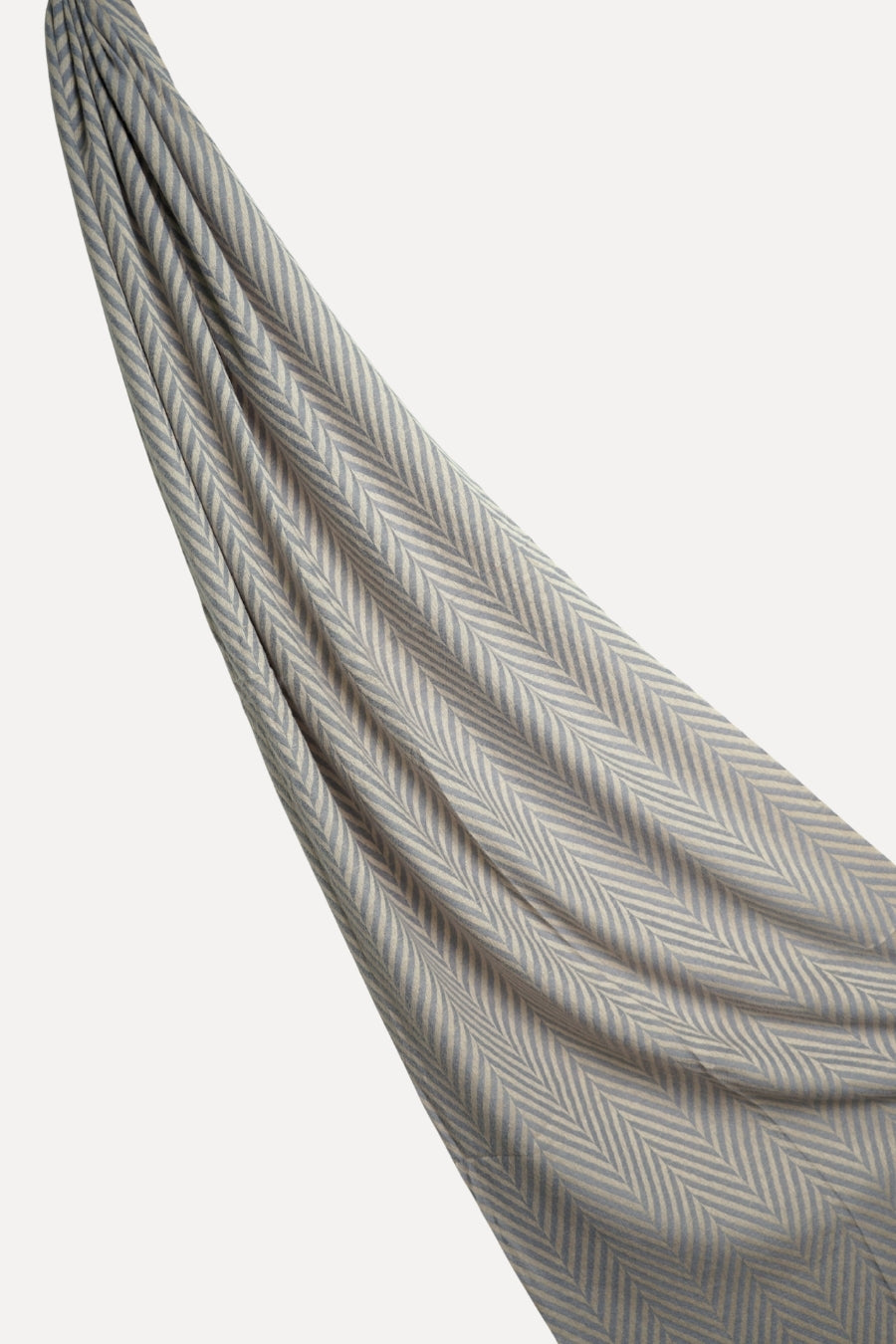 Patterned Cashmere - Creamy Grey