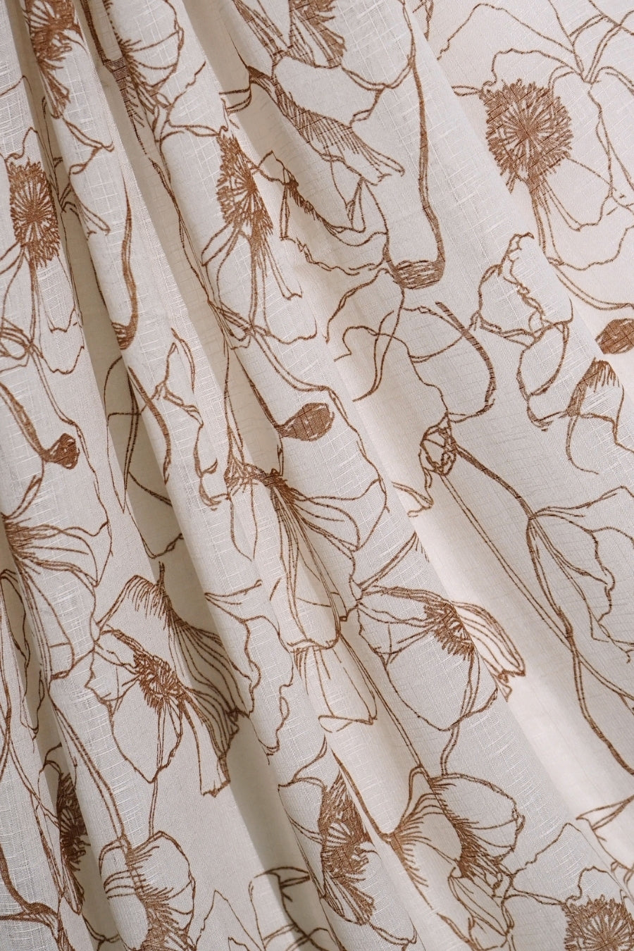 Noir Printed Lawn - Crepe