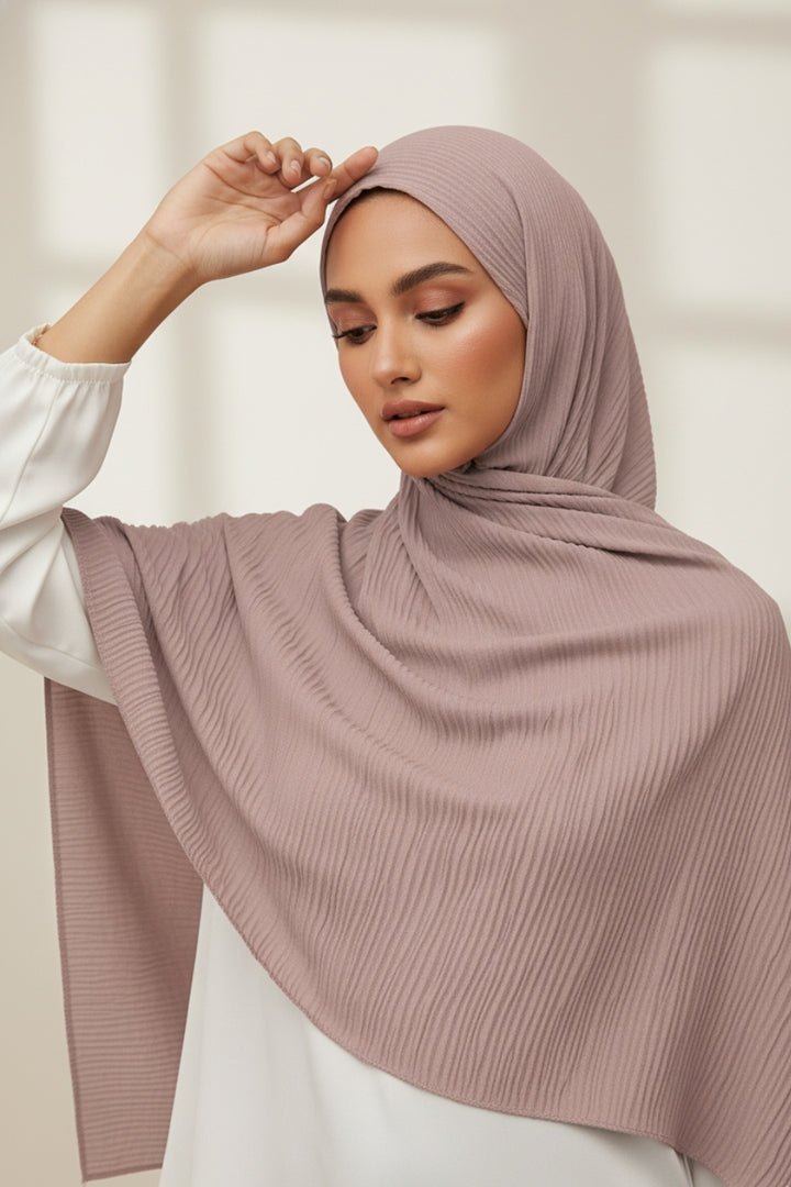 Crinkle Lawn Hijab - Crepe