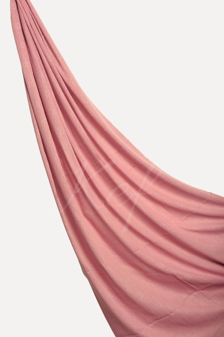 GG Monogram Turkish Lawn Hijab - Daisy