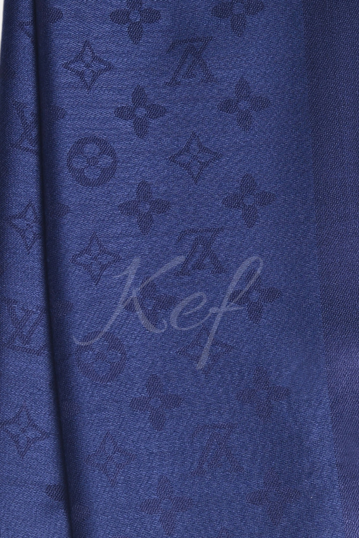 LV Cashmere Hijab -  Dark Blue