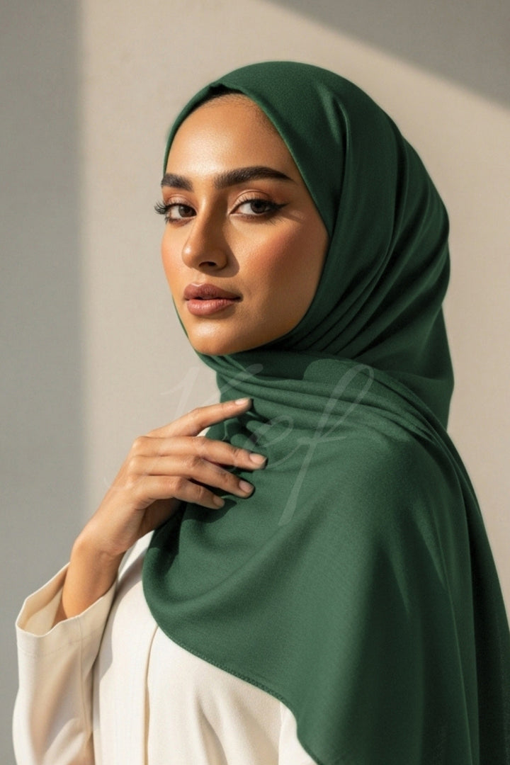 Modal Hijab - Dark Green