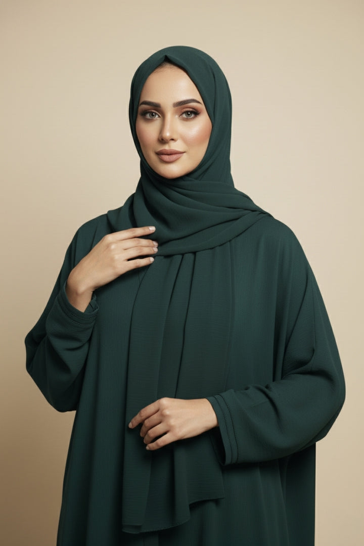 Dark Green Classic Abaya