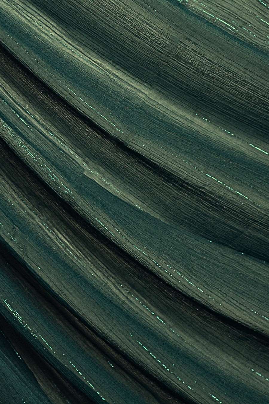 Metallic Chiffon - Dark Green
