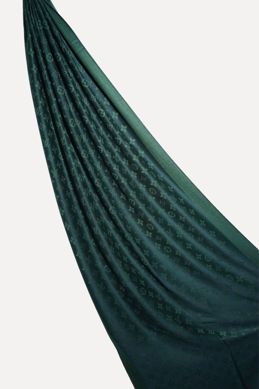 LV Cashmere Hijab -  Dark Green