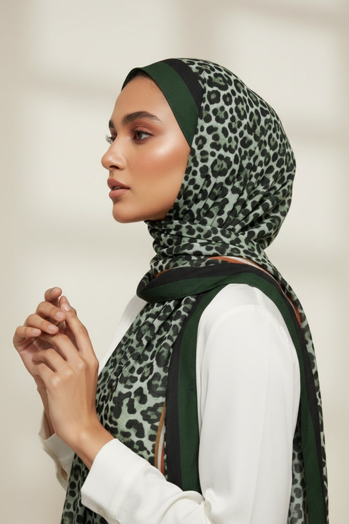 Urban Printed Lawn - Dark Green
