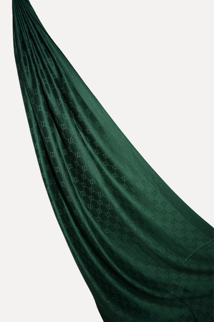 GC Cashmere Hijab -  Dark Green