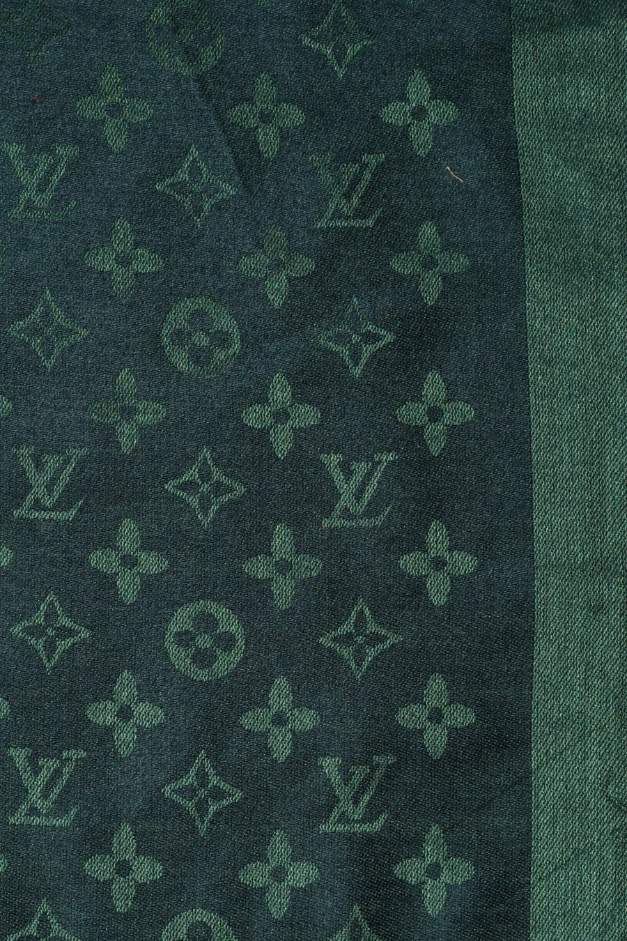 LV Cashmere Hijab -  Dark Green