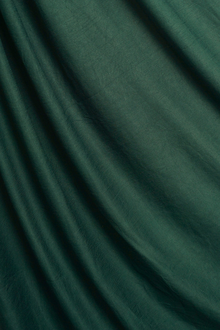 Crumpled Lawn Hijab - Dark Green