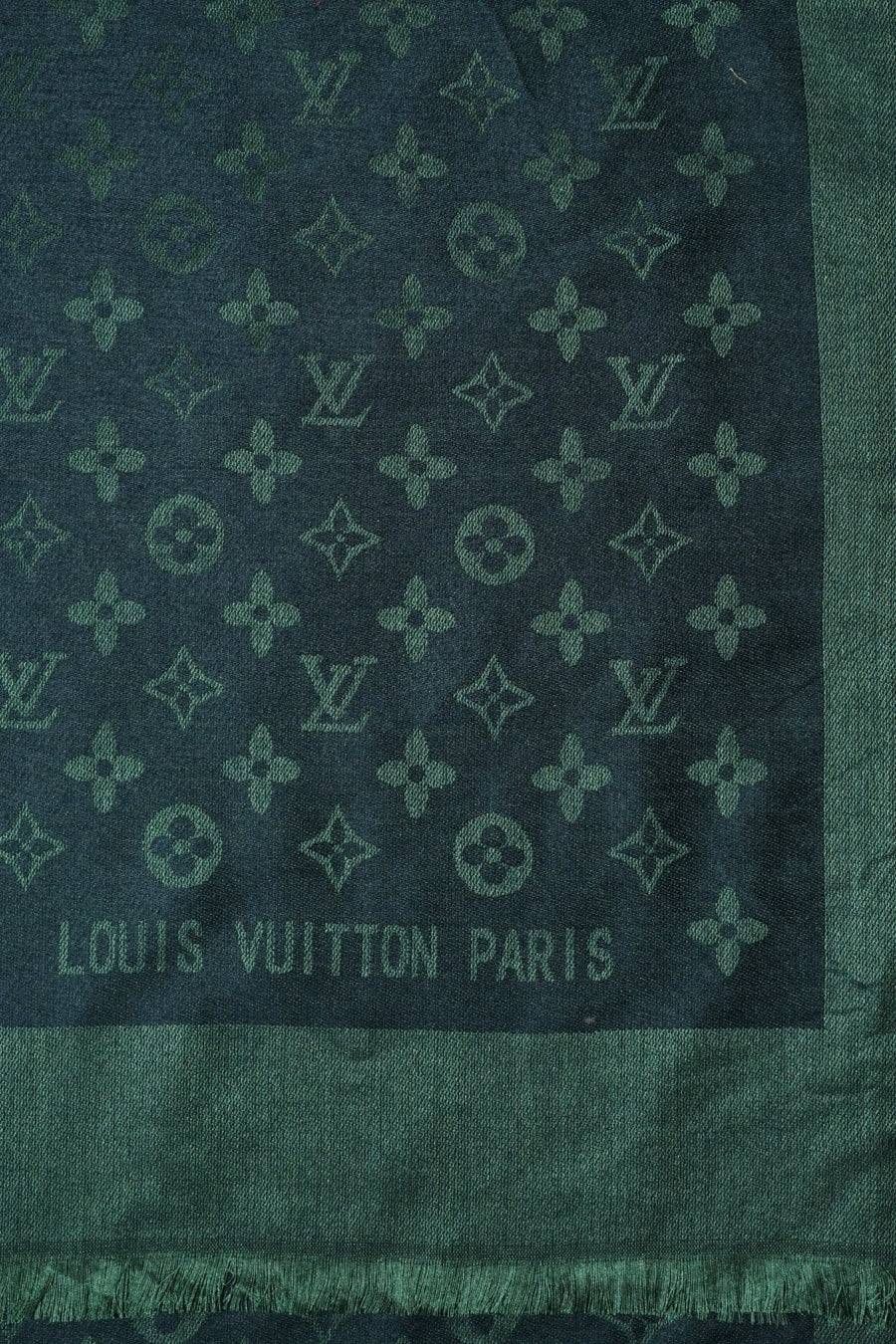 LV Cashmere Hijab -  Dark Green