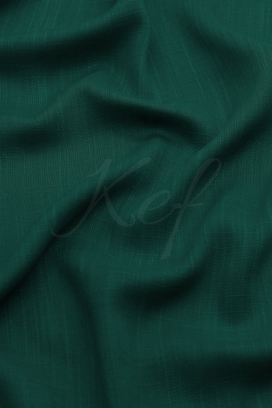 Turkish Lawn Hijab - Dark Green