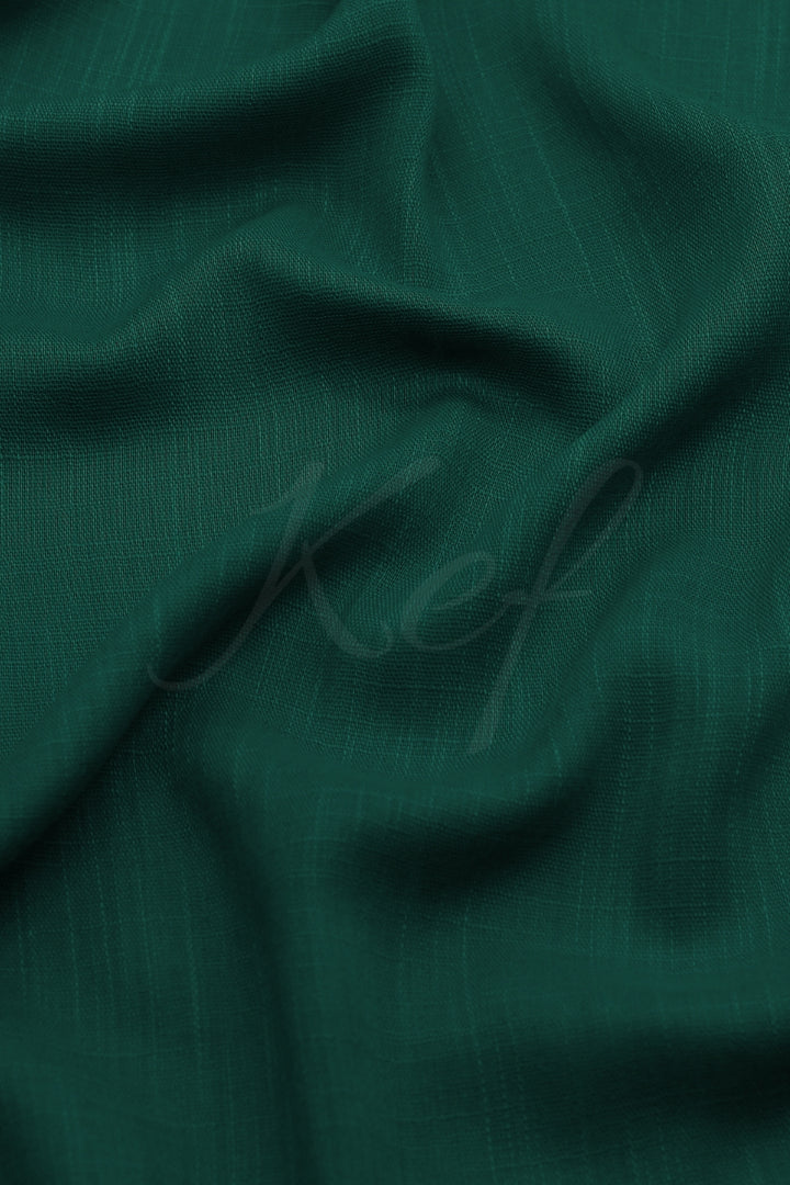 Turkish Lawn Hijab - Dark Green