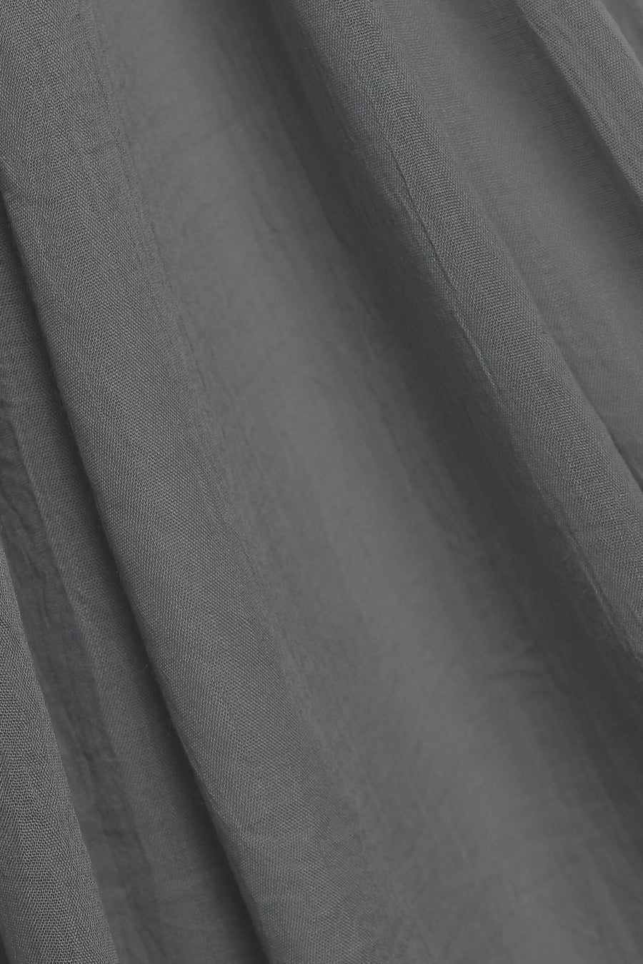 Soft Crumpled Lawn Hijab - Dark Grey