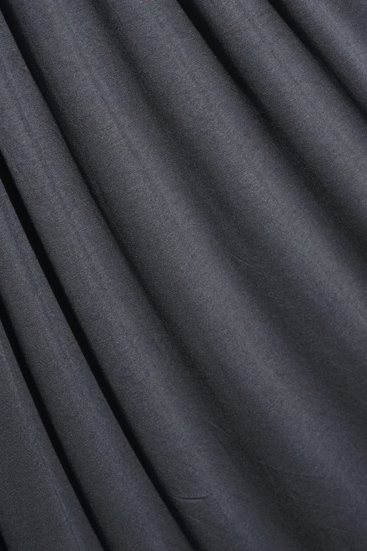 Plain Jersey Hijab - Dark Grey