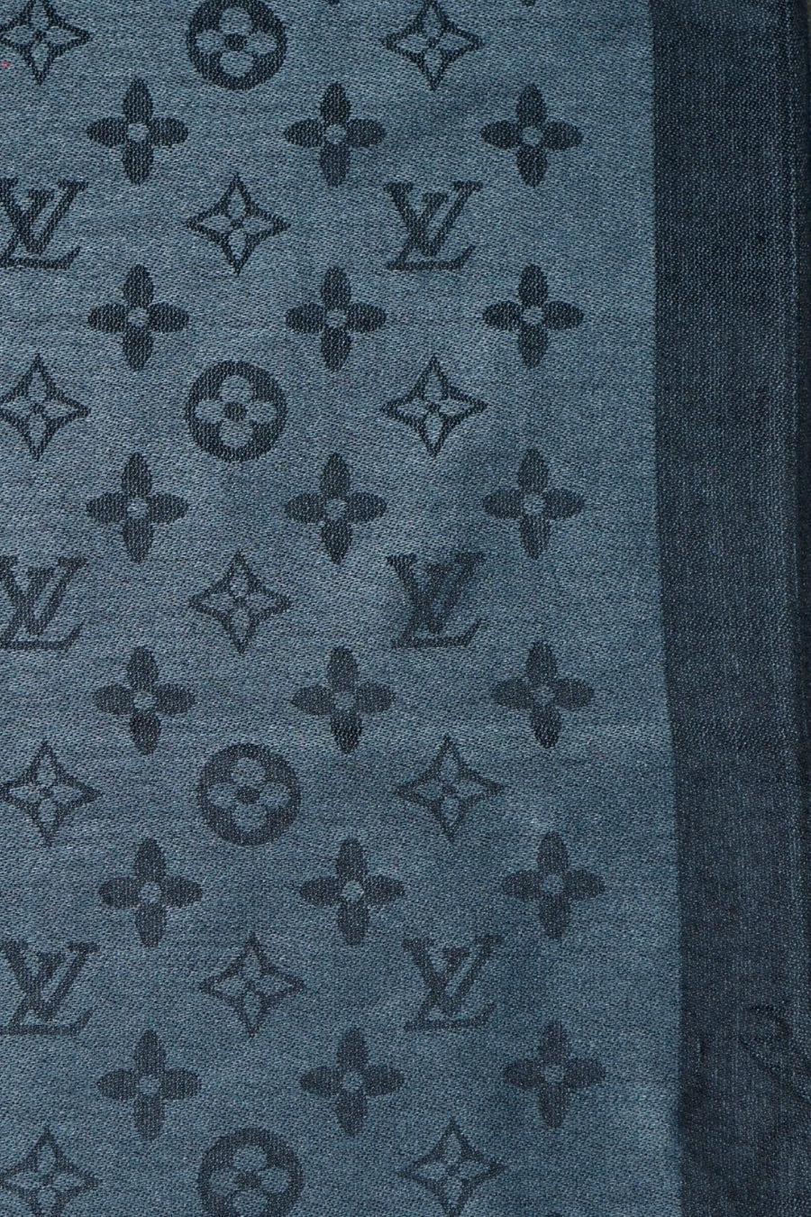 LV Cashmere Hijab -  Dark Grey