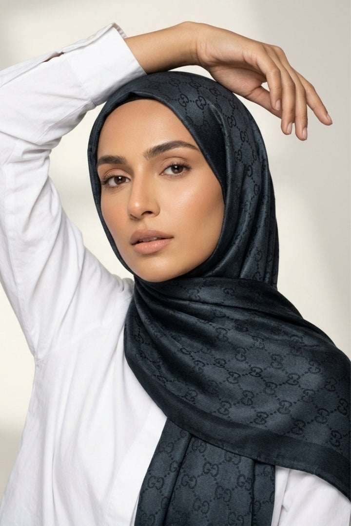 GC Cashmere Hijab -  Dark Grey
