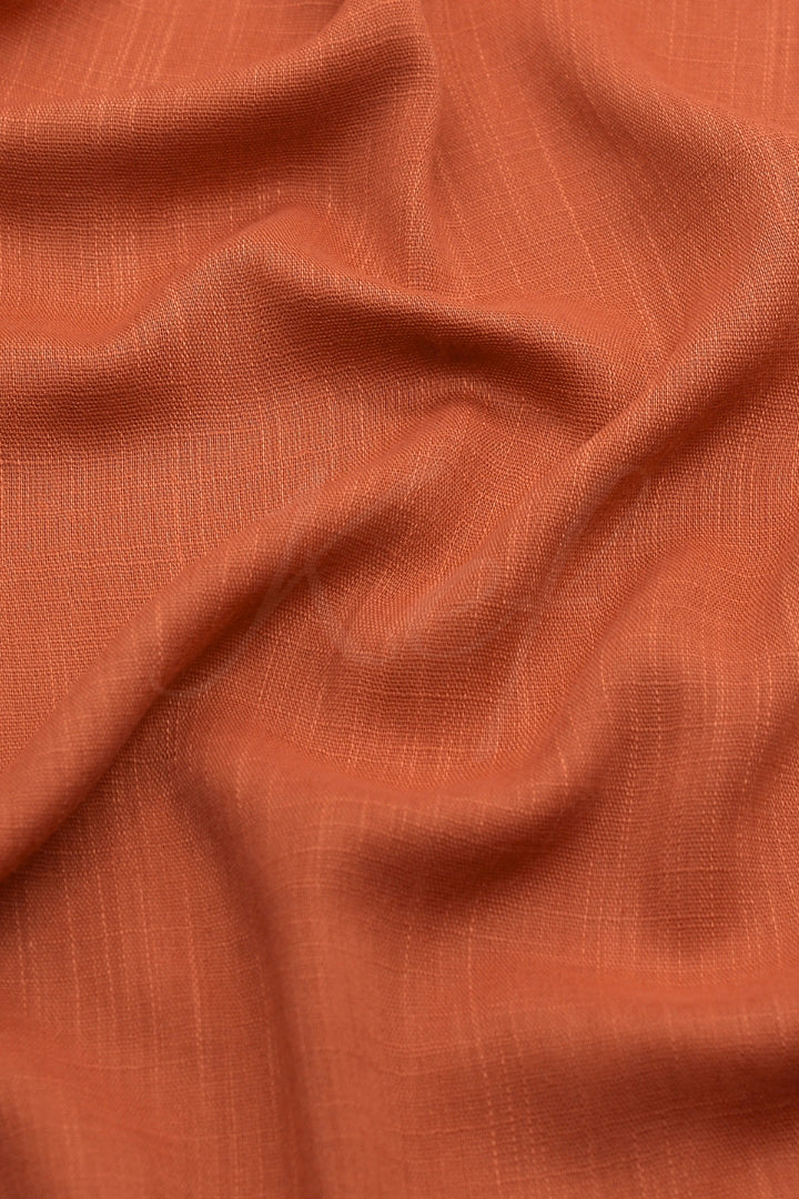 Turkish Lawn Hijab - Dark Orange