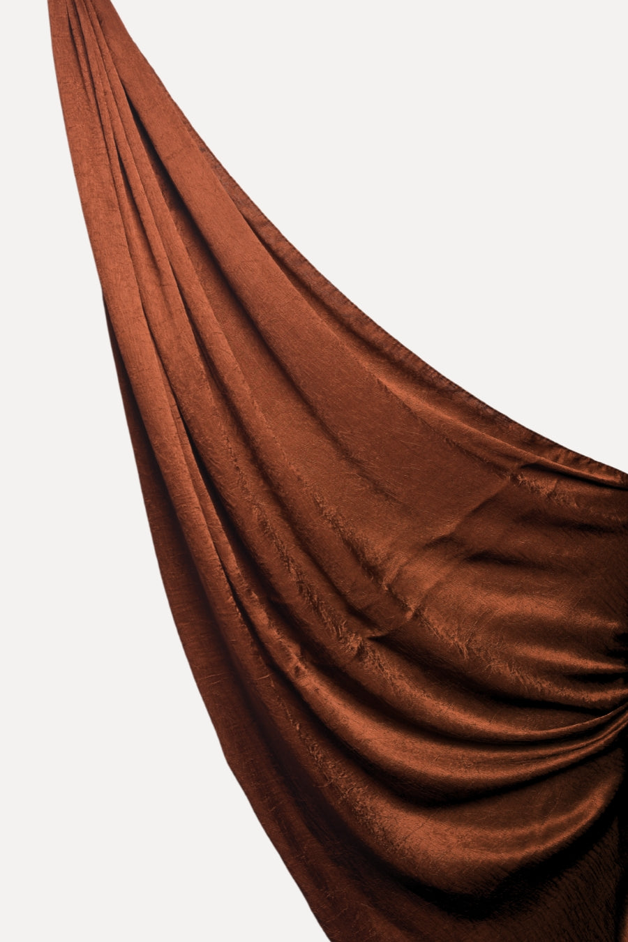Crepe Textured Chiffon - Dark Orange