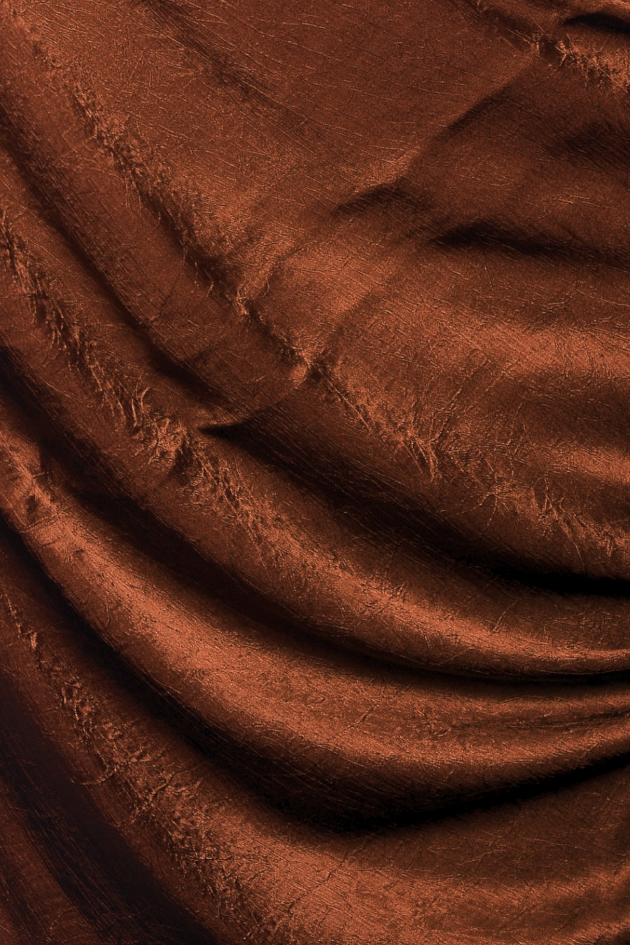 Crepe Textured Chiffon - Dark Orange