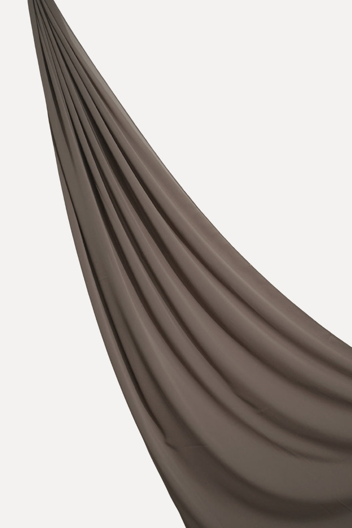 Textured Chiffon - Dark Taupe