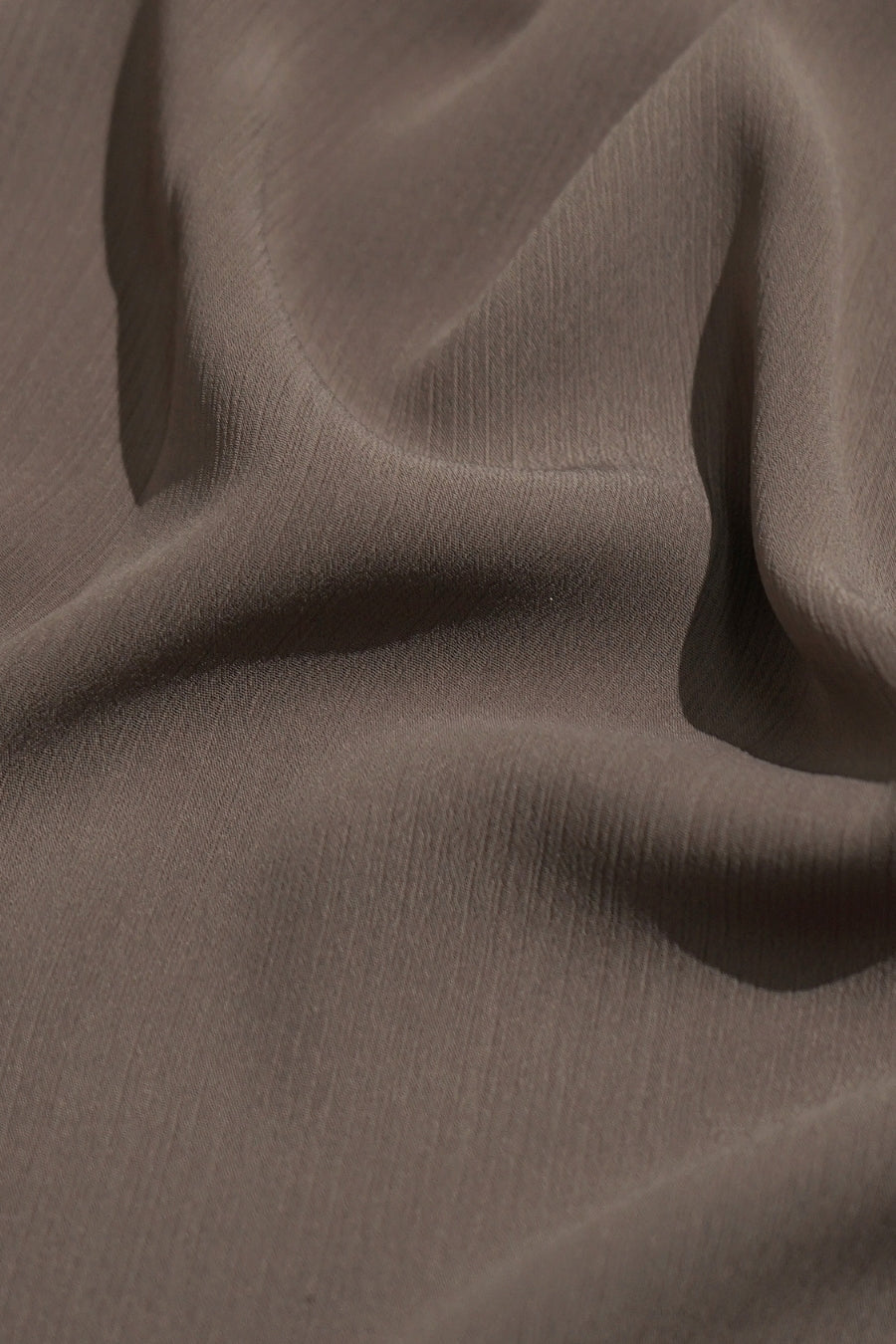 Textured Chiffon - Dark Taupe