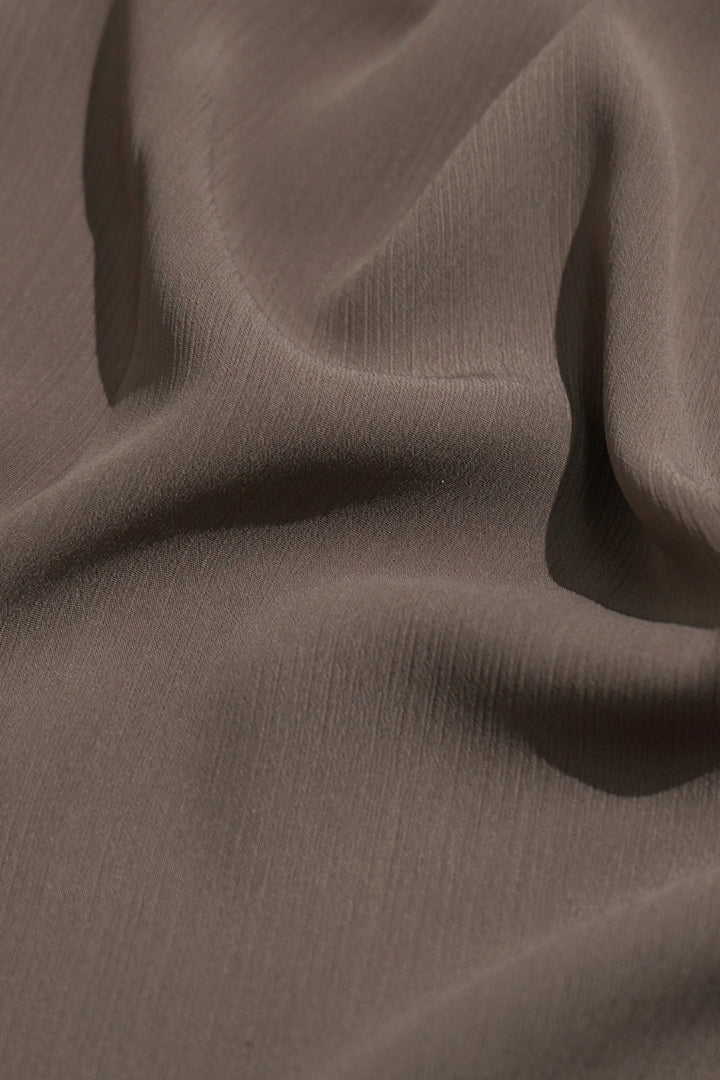 Textured Chiffon - Dark Taupe
