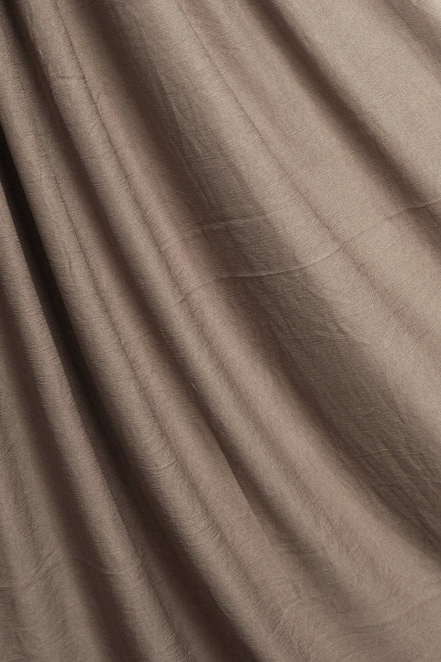 Crumpled Lawn Hijab - Dark Taupe