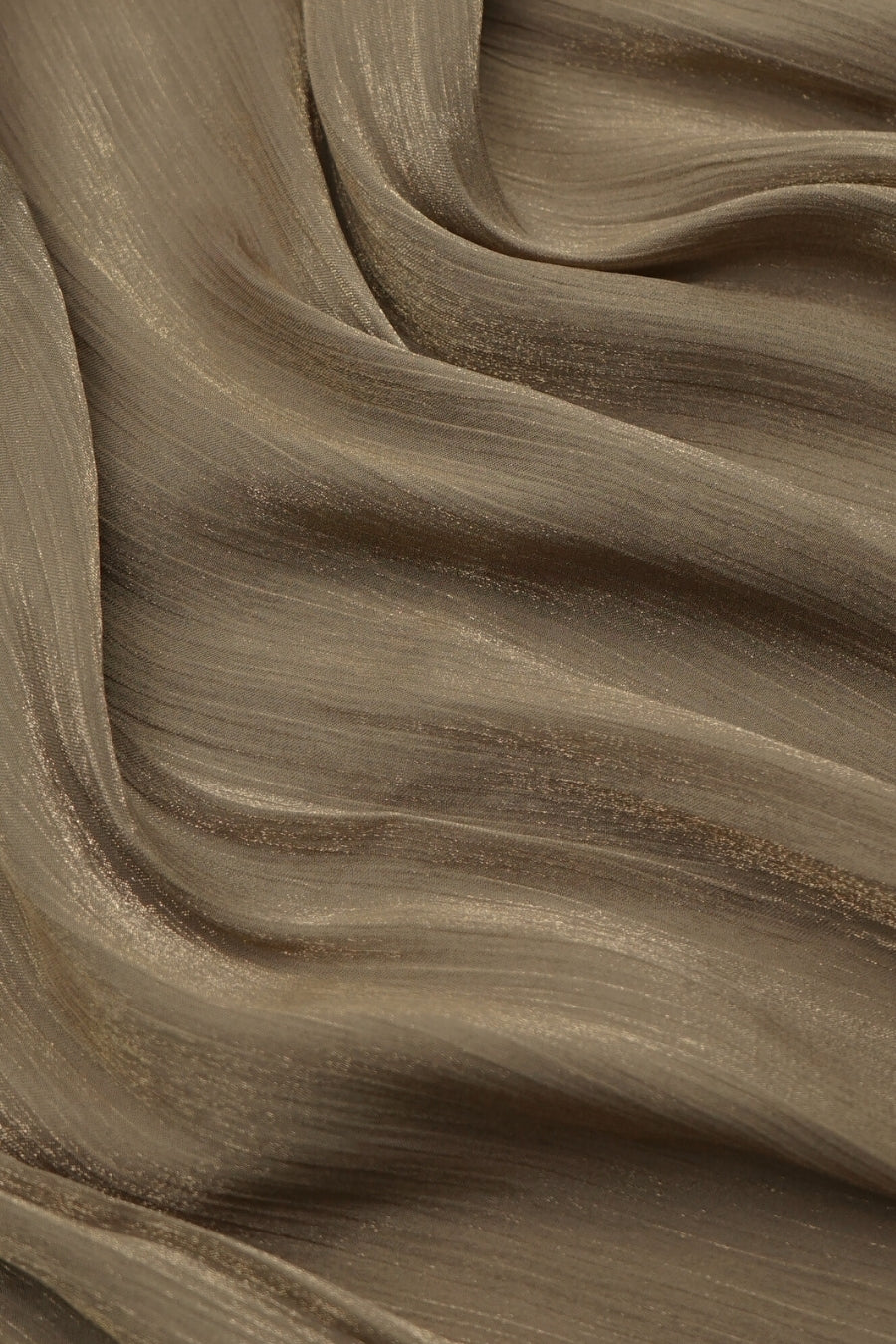 Luxe Chiffon Hijab - Dark Taupe