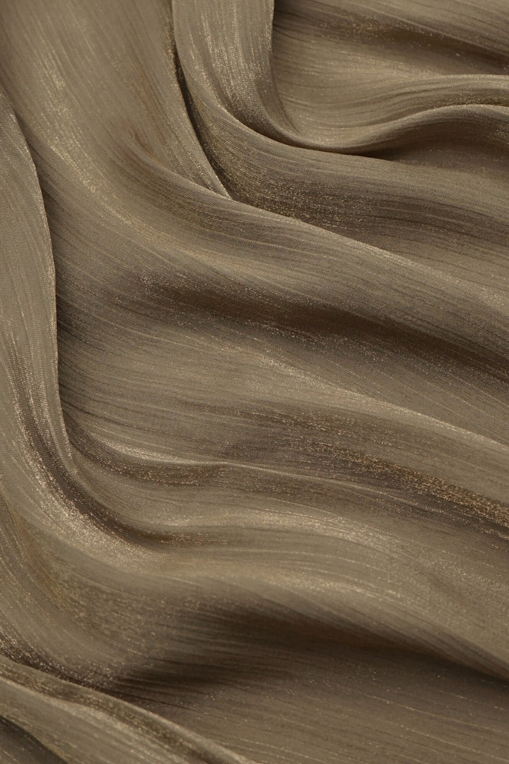 Luxe Chiffon Hijab - Dark Taupe