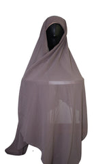 Instant Georgette with Cap - Dark Taupe