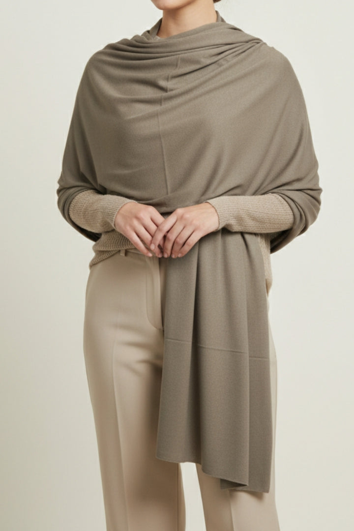 Winter Stole - Dark Taupe