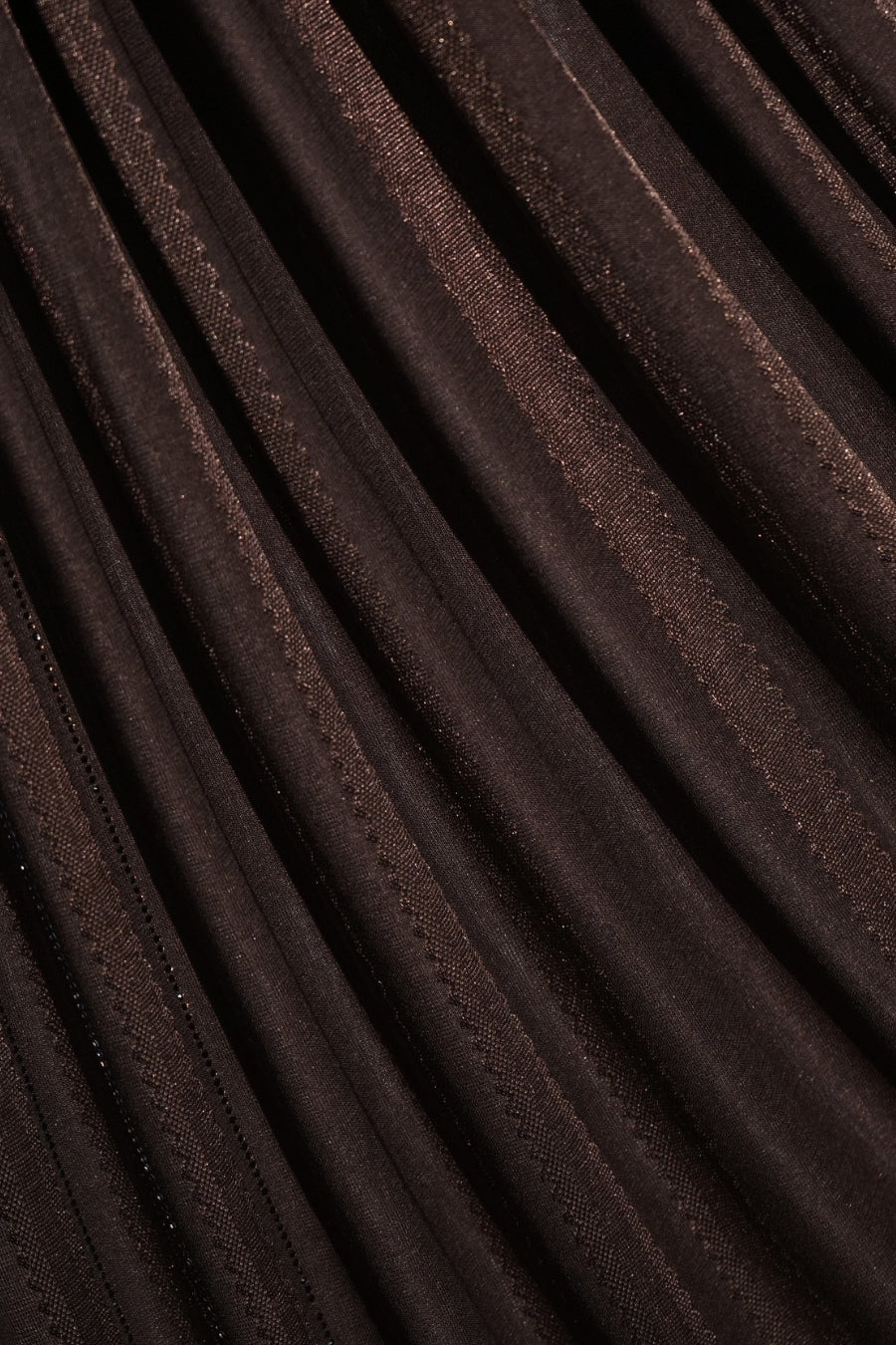 Stone Linear Jersey Hijab - Deep Brown