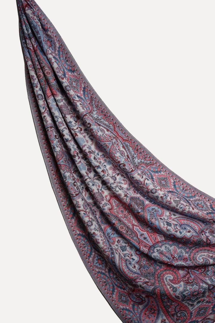 Printed Cashmere Nobel Hijab - Delvine