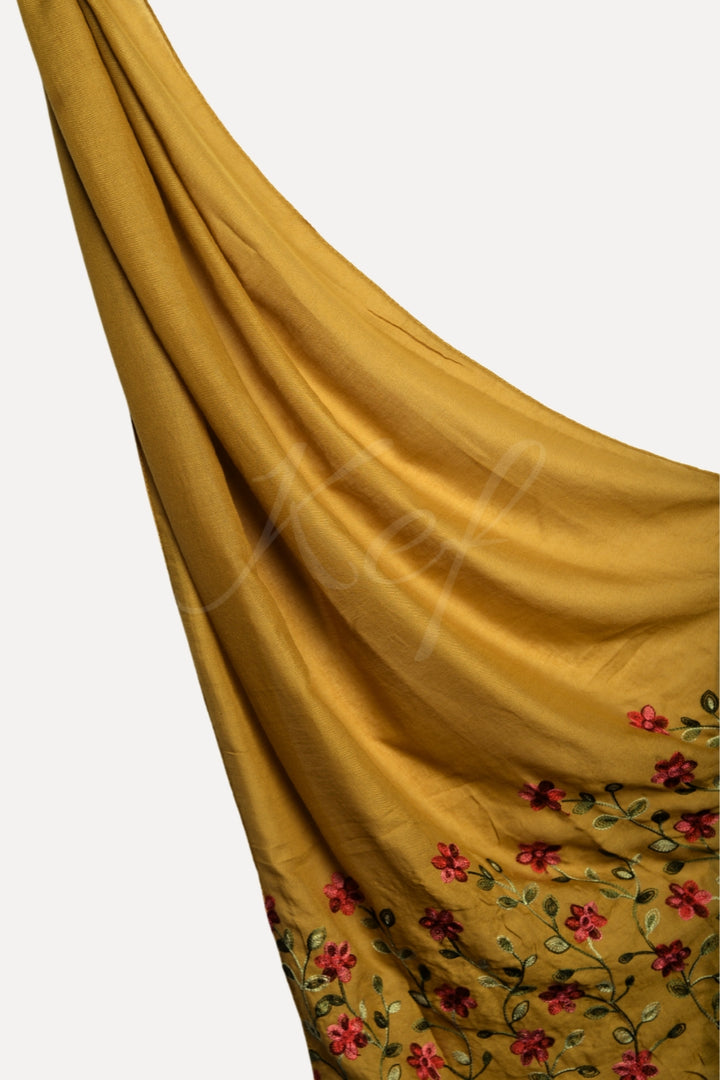 Viola Embroidery Lawn Hijab - Dijon