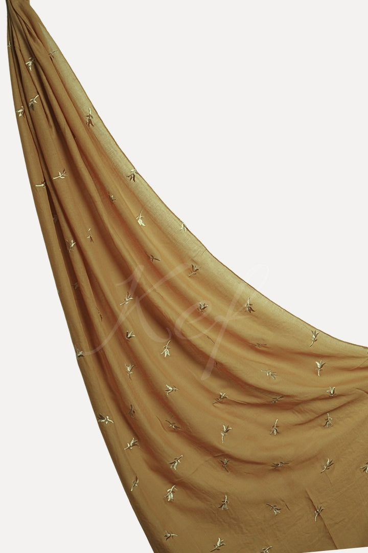 Grace Embroidery Lawn Hijab - Dijon
