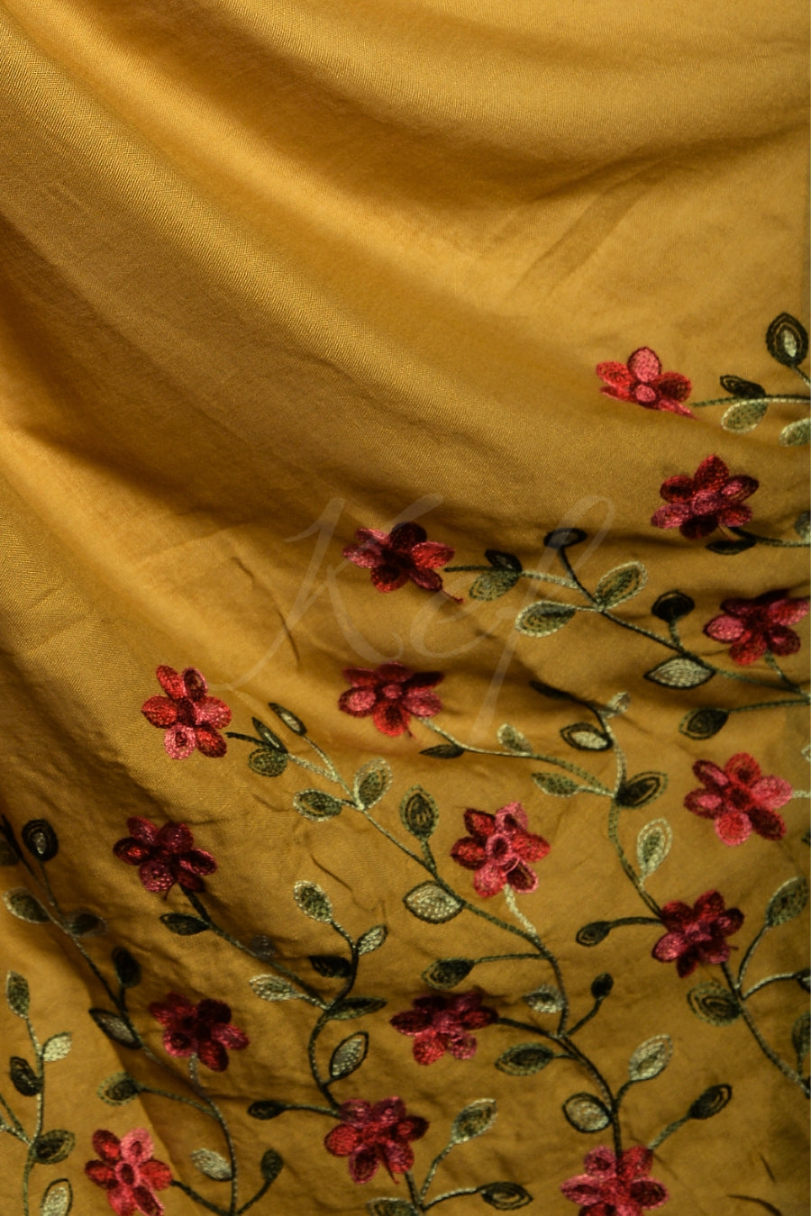 Viola Embroidery Lawn Hijab - Dijon